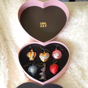 SOLD OUT   Vintage Juicy Couture Christmas Ornaments